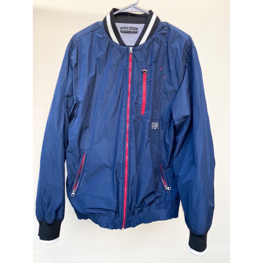 Five Four Men’s jacket Bomber Dark Blue Large